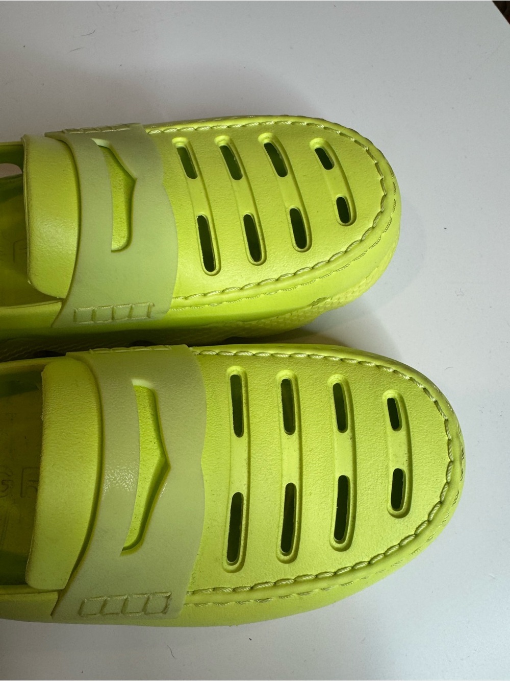 Cole Haan 4.Zerogrand All Day Shoes size 8 Sunny Lime Chunky Platform Loafer - Picture 6 of 8